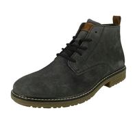 Rieker Mens Smart Casual Ankle Boots 33106-45 - Grey Suede Leather - UK Size 10.5 - EU Size 45 - US Size 11.5