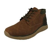 Rieker Mens Rieker Zip Up Lace Boots B0603 - Brown - UK 9.5