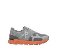 Rieker Mens Slip On Leather Extra Width Trainers - Grey