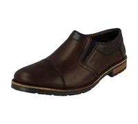 Rieker Mens Slip On Shoe 14652-25 - Brown Leather - UK Size 9 - EU Size 43 - US Size 10