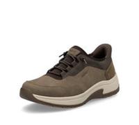 Rieker Men's Slip-On Sneakers Beige Leather 11055