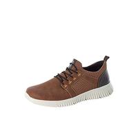 Rieker Mens Sneakers Slip On Trainers B7588-24 - Brown Synthetic - UK Size 8 - EU Size 42 - US Size 9