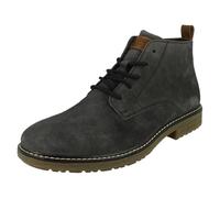 Rieker Mens Smart Casual Ankle Boots 33106-45 - Grey Suede Leather - UK Size 9 - EU Size 43 - US Size 10