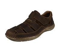 Rieker Mens Traditional Casual Sandals 03078-25 - Brown Leather - UK Size 10.5 - EU Size 45 - US Size 11.5