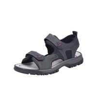 Rieker Men's Walking Sandal - Black | 25055-00 00 44