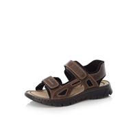 Rieker Harbour Mens Casual Sandals 9 Tobacco