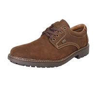 Rieker Mens Water Resistant Tex in A Distressed Finish Casual Shoes B4610-22 - Brown Leather - UK Size 9.5 - EU Size 44 - US Size 10.5