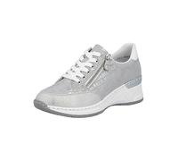 Rieker Metallic Print Trainers Metallic