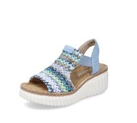 Rieker Multi Elasticated Sandals for Ladies | Rieker 69172-91 Size: EU 41 / UK 7.5, Colour: Multi