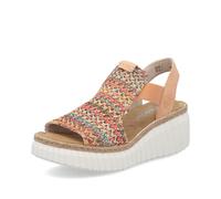 Rieker Multi Elasticated Sandals for Ladies | Rieker Colour: Multi, Size: EU 42 / UK 8 42