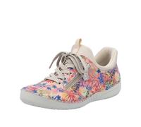 Rieker 52567-90 Pink Floral Womens lacing shoes in a Plain Synthetic in Size 40