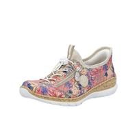 Rieker Multi Elasticated Shoes for Ladies | Ready2Go | Rieker N42V3-90 Colour: Metallic, Size: EU 38 / UK 5