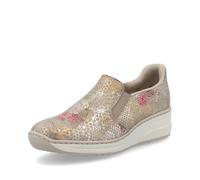 Rieker Multi Elasticated Shoes for Ladies | Rieker 48761-90 Size: EU 38 / UK 5, Colour: Metallic