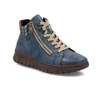 Rieker N1305-14 Denim blue Womens Hi Tops (Blue, UK Footwear Size System, Adult, Women, Numeric, Medium, 6.5)