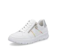 Rieker N1313 Lace Up Casual Shoe 6.5 White