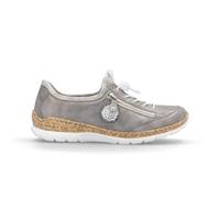Rieker Grey Elasticated Shoes for Ladies | Rieker N4263-40 Size: EU 40 / UK 6.5, Colour: Grey