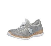 Rieker N4263 Women's Low-Top Trainers, Gray, 7.5 UK