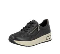 Rieker N4290 Women's Low-Top Trainers, Black 00, 7.5 UK