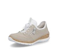 Rieker N42G0 Women's Slip-On Trainers, Beige 60, 5 UK