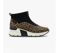 Rieker N6352-90 Slip-On Boots Textile & Synthetic Women's in Brown Combination, Brown Combi, 5 UK