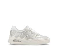 Rieker N6402 pale gold wedge heel trainers