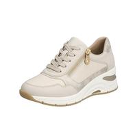 Rieker N9301 Women's Low-Top Trainers with Loose Insole, Beige 60, 3.5 UK