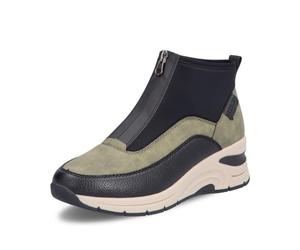 Rieker N9362 Athens Zip Up Ankle Boots 43 EU Green