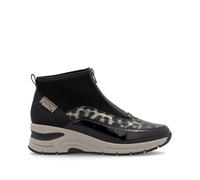 Rieker N9362 wedge heel sneaker boots with zip fastening