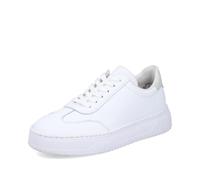 Rieker N9910 Women's Low-Top Trainers with Loose Insole, White 80, 6 UK