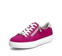Rieker Pink Zip Shoes for Ladies | Rieker L59L1-31 Colour: Rose, Size: EU 38 / UK 5