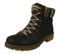 Rieker Peak Womens Casual Lace Up Walking Boots 4/37 Forest Green