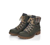 Rieker Peak Womens Casual Lace Up Walking Boots 6/39 Forest Green