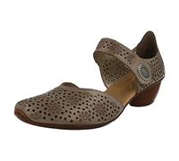 Rieker Pia Womens Open Court Shoes 3.5 UK Cream