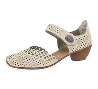 Rieker Pia Womens Open Court Shoes 6.5 UK Cream