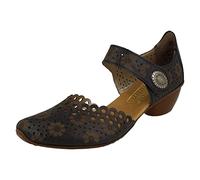 Rieker 43753-14 Ladies Blue Hook & Loop Shoes Size: EU 39 / UK 6,
