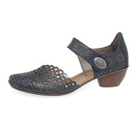 Rieker Pia Womens Open Court Shoes 8 UK Blu Navy
