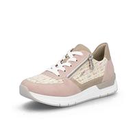 Rieker Pink Rieker Zip Shoes for Ladies | Colour: Rose pink 39