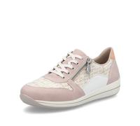 Rieker Pink Zip Shoes for Ladies | Rieker N1100-31 Size: EU 38 / UK 5, Colour: Rose