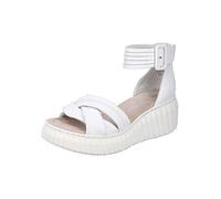 Rieker Platform Heel Sandals White