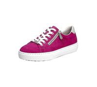 Rieker Platform Lace-Up Trainers Fuchsia