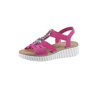 Rieker Platform Sandals Fuchsia