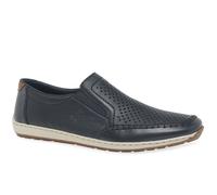 Rieker Men 08868 Slip-On Shoes (Blue, UK Footwear Size System, Adult, Men, Numeric, Medium, 7.5)