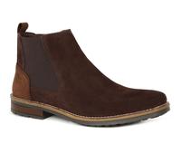 Rieker Mens Casual Ankle Boots 33253-25 - Brown Suede Leather - UK Size 9 - EU Size 43 - US Size 10