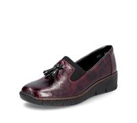 Rieker Red Elasticated Shoes for Ladies | Rieker Colour: Red, Size: EU 42 / UK 8 Red 42