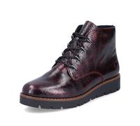 Rieker Red Zip Boots for Ladies | Rieker 44902-35 Colour: Red, Size: EU 42 / UK 8