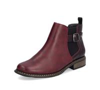 Rieker Red Zip Boots for Ladies | Rieker Z4965-35 Colour: Red, Size: EU 42 / UK 8