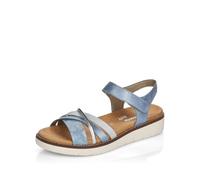 Rieker Remonte Damen D2058 Sandalen, Sandal, blau,
