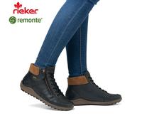 Remonte R1457-14 Ladies Dark Blue Ankle Boots Colour: Blue, Size: EU 3