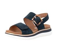 Rieker Remonte Women's Sandals Brown Blue Suede Leather Lightweight Ladies D1J62