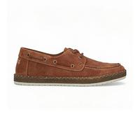 Rieker B5220-22 Men's Moccasins / Boat Shoes Suede Leather in Brown - Size 40, brown, 11 UK